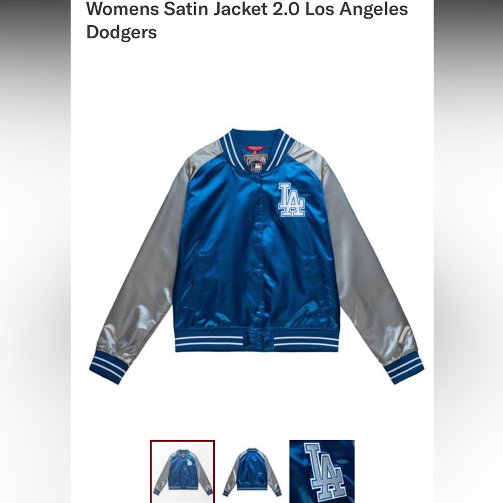 Mitchell and Ness Satin Dodger Jacket
